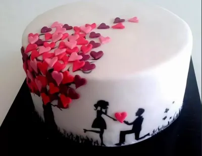 Украшения для торта в форме сердца, зеркальные акриловые топперы для торта,  декор для торта на свадьбу, День Святого Валентина, новый день рождения |  AliExpress