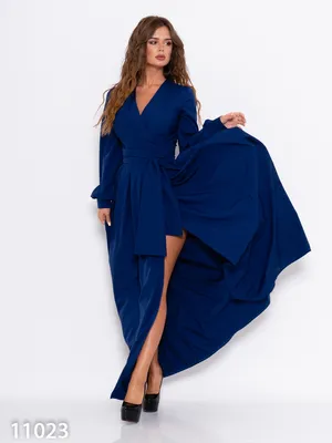 Платье синее — VSV, акция действует до 13 марта 2027 года | LeBoutique —  Коллекция брендовых вещей от VSV — 4645091