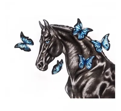 Иллюстрация Сказочная лошадь в стиле другое | Illustrators.ru