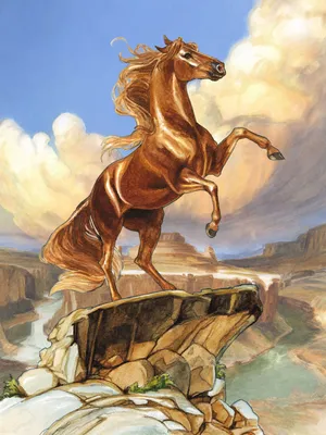 Сказочные рисунки лошадей - 72 фото