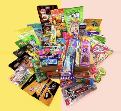 Подарочный набор сладостей/ 50/ Азиатские сладости/ Вкусный подарок -  купить с доставкой по выгодным ценам в интернет-магазине OZON (883847724)