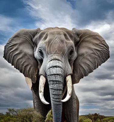 профиль слона стоковое фото. изображение насчитывающей огромно - 7169274