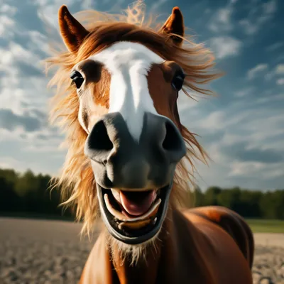 Удивительные фотографии | Веселые животные, Забавные животные, Смешные  лошади