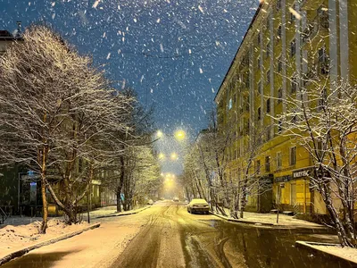Первый снег. Photographer Aleksandr Kljuchenkow