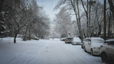 Снегопад в городе Н. Фотограф Мурзенко Игорь