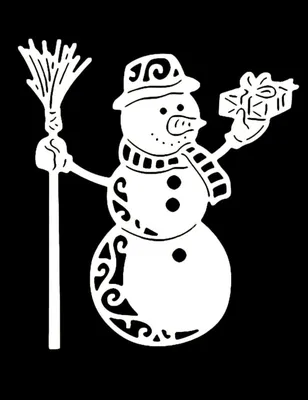 Наклейка декоративная для окон \"Снеговик\" 29x100 см (снег 10x20 см) по цене  1049 ₽/шт. купить в Кемерове в интернет-магазине Леруа Мерлен