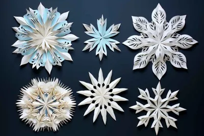 The simplest snowflakes from paper / on New Year Decoration - YouTube