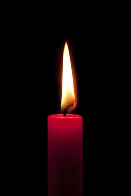 Открытка - свеча и стихотворение в память об ушедшем человеке