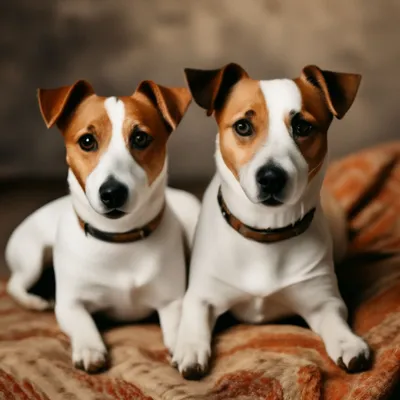 Подушки декоративные с 3d фото собаки породы Джек Рассел терьер купить