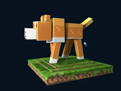 Minecraft Dog Видеоигра Аркадная игра, 3d собака, угол, собака Порода,  видеоигра png | Klipartz