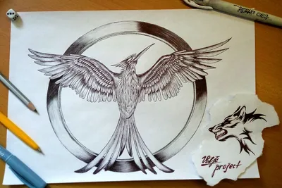 Значок логотип сойки пересмешницы Голодные игры / The Hunger Games  (ID#1042675242), цена: 89 ₴, купить на Prom.ua