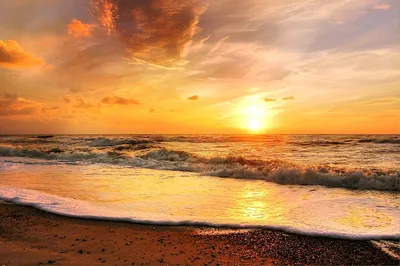 Картинки природа, лето, море, пляж, солнце, небо, рассвет, закат, вода,  горизонт, небо, красиво - обои 2560x1600, картинка №533490
