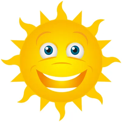 Векторное солнце улыбается Векторный объект Stock | Adobe Stock