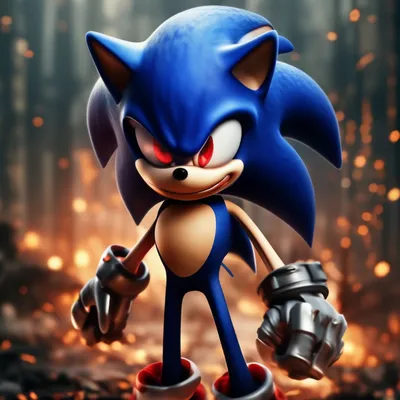 Sonic.exe in a pixar-style animated movie on Craiyon