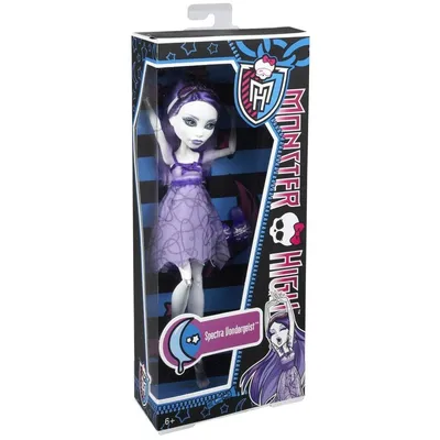 Кукла Спектра Вондергейст 27 см \"Монстры в отпуске\" Монстер Хай Monster  High - купить с доставкой по выгодным ценам в интернет-магазине OZON  (1070881745)