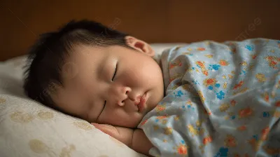 Новорожденный спящий ребенок Stock Photo | Adobe Stock