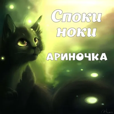 Открытка Ариночка Споки ноки.