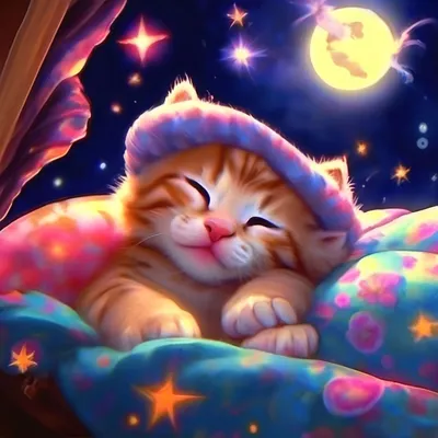 Спокойной ночи,сладких снов милые …» — создано в Шедевруме