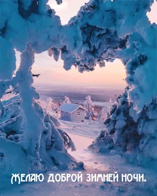 Доброй ночи зимы 2024 - картинки и открытки