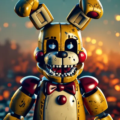 Spring-Bonnie Head (Made by Stridity) - Download Free 3D model by Stridity  (@Stridity) [39884a3]