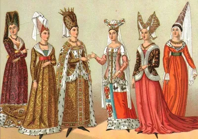 Мода средневековых аристократов | Everyday Past | Дзен