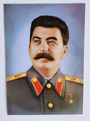 Портрет Сталина (вариант 1) | Купить | Интернет-магазин ruszamir.ru