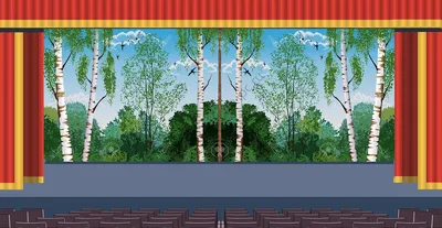Театральные шторы - Пошив штор для театральной сцены