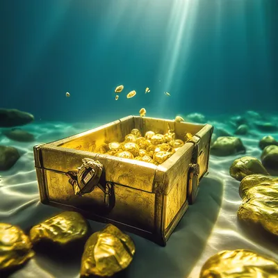 незапертый пиратский сундук с золотыми монетами на белом фоне Иллюстрация  штока - иллюстрации насчитывающей пират, комод: 272984897