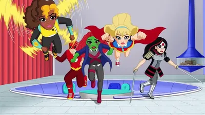 DC девчонки-супергерои dc super hero girls на русском все серии подряд -  Vidéo Dailymotion