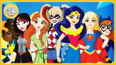 Девушки супергерои DC Super Hero Girls в школе Супер Хироу Хай - игры для  детей - YouTube