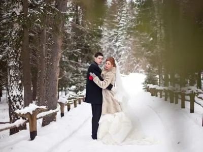 Свадьба зимой: 25 идей для выездной церемонии - Weddywood