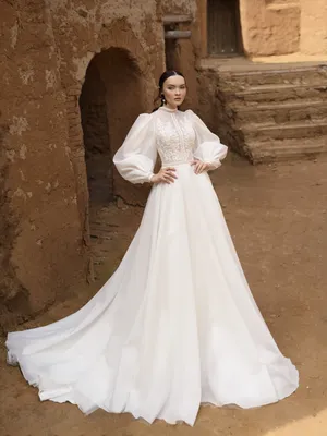 Свадебное платье Моретта 👗 А-силуэт из коллекции Allure ♡ в Казани -  Gabbiano