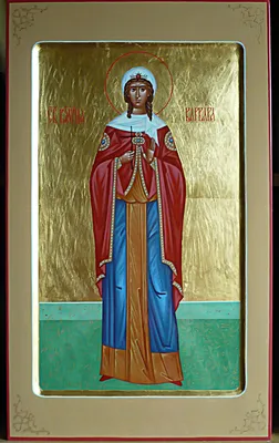 Святая великомученица Варвара Илиопольская – купить живописную икону в  подарок в Москве.