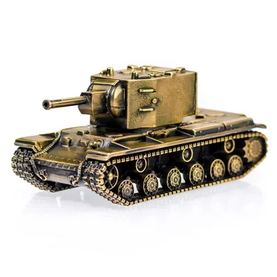 Конструктор модели танка КВ-2 СССР длина 19 см (472 детали) DT0004
