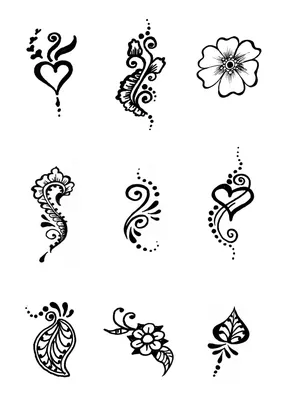 Простой рисунок хной 28.11.2020 №141 -Simple henna drawing- tatufoto.com -  tatufoto.com