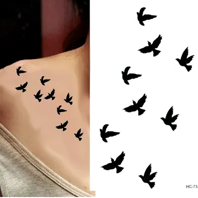 Эскиз тату птицы для девушек - выбор правильного дизайна - tattopic.ru