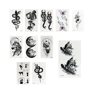 Популярные тату эскизы животных | tattoo-sketches.com | Дзен