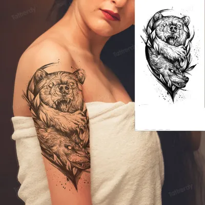 Новая тату-наклейка с рисунком девушки бабочки животных Новый Дизайн  Наклейка для татуировок на бедра руки груди | AliExpress