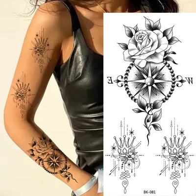 Купить Переводной тату-браслет Wild grass | Цена 490 руб. | Miami Tattoos