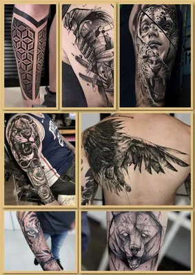 Эскизы, ФОТО тату для парней на всю ногу - VeAn Tattoo