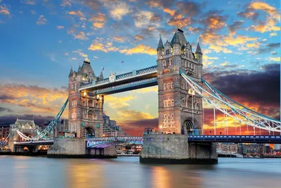 Купить картину-постер \"Готические башни Тауэрского моста (Tower Bridge)\" с  доставкой недорого | Интернет-магазин \"АртПостер\"