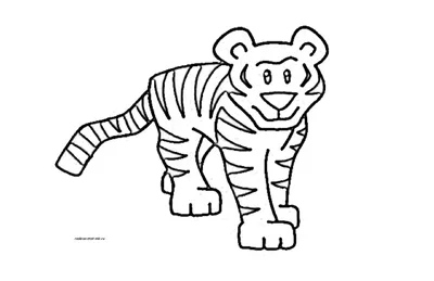 Раскраски тигра - Раскрась этот мир!