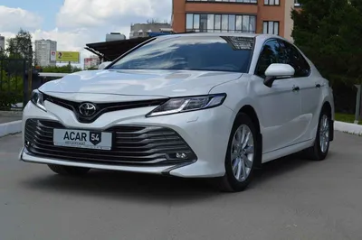 Аренда Toyota Camry 70 Белая в Новосибирске – прокат машин ACAR54