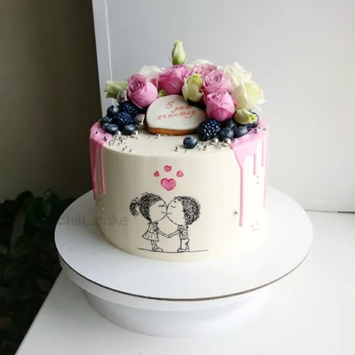 Идеи торта на годовщину свадьбы