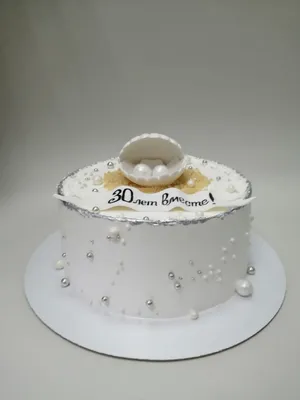 Торт на годовщину свадьбы №12706 купить по выгодной цене с доставкой по  Москве. Интернет-магазин Московский Пекарь