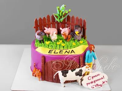 Бенто-торт \"С днем рождения - цветы\" Бенто-торты заказать с доставкой в СПБ