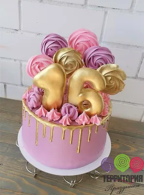 PrinTort Сахарная картинка на торт девушке с днем рождения цветы