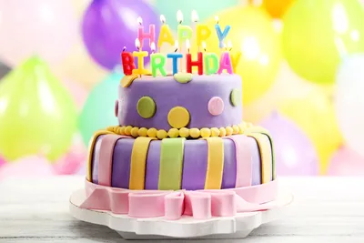 Кремовый торт с цветами на День рождения девушке - YouTube
