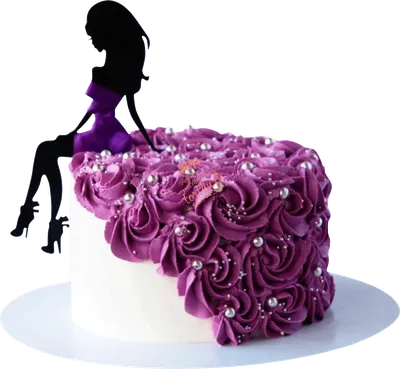 Торт для девушки 22027218 стоимостью 4 850 рублей - торты на заказ  ПРЕМИУМ-класса от КП «Алтуфьево»
