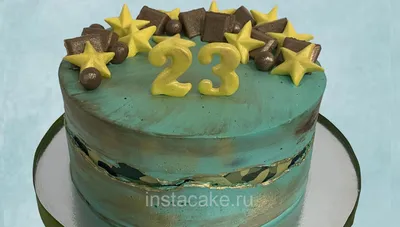 Недорогой шоколадный торт на 23 февраля